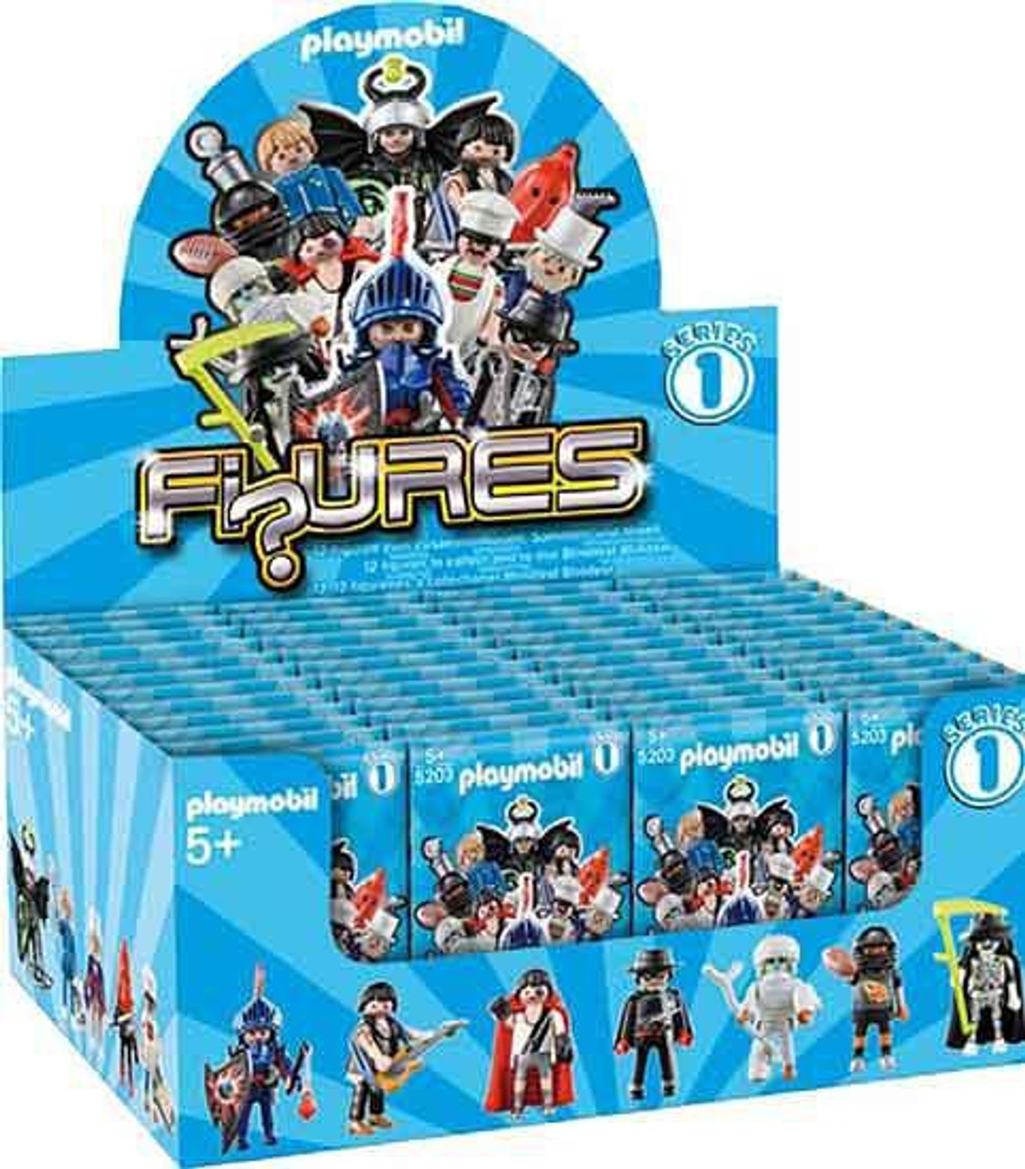Grens Antibiotica hoofd Playmobil Figures Series 1 Blue Mystery Box 48 Packs - ToyWiz