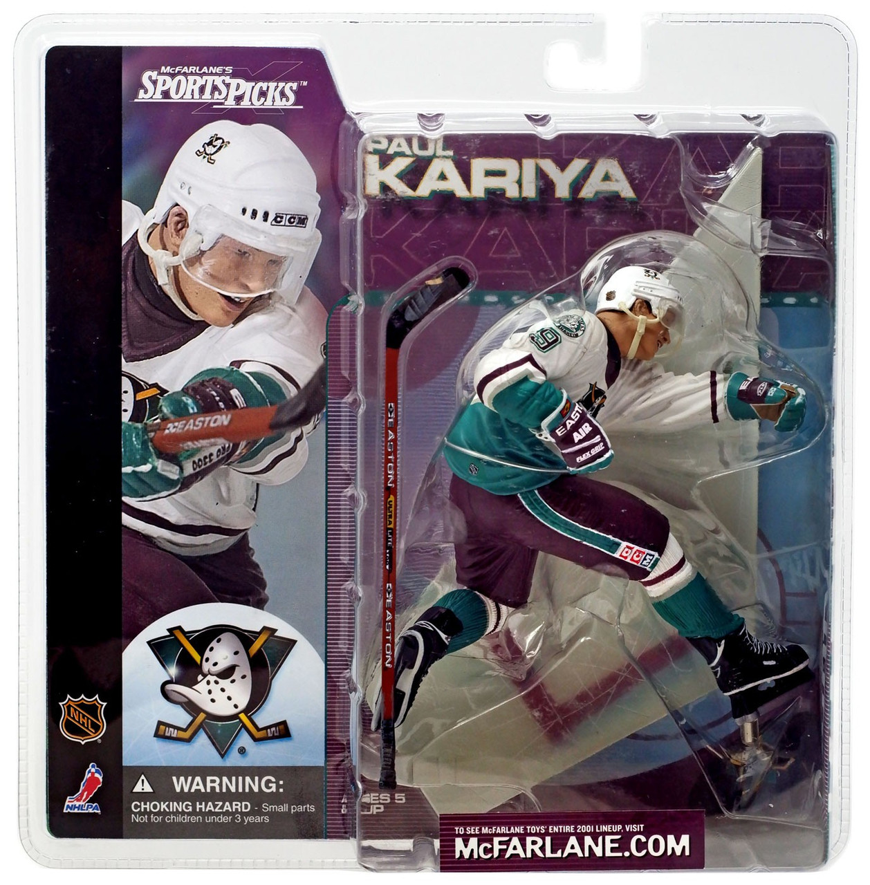 McFarlane Toys NHL Anaheim Mighty Ducks Sports Picks Series 1 Paul
