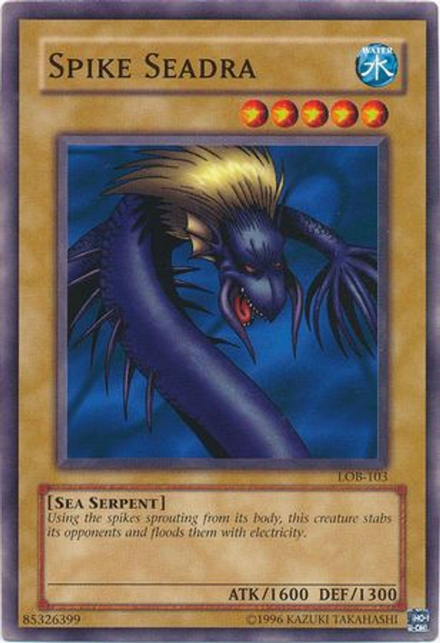 Yugioh Legend Of Blue Eyes White Dragon Single Card Common Spike Seadra Lob 103 Toywiz Subverted in a soul's songbook: toywiz com