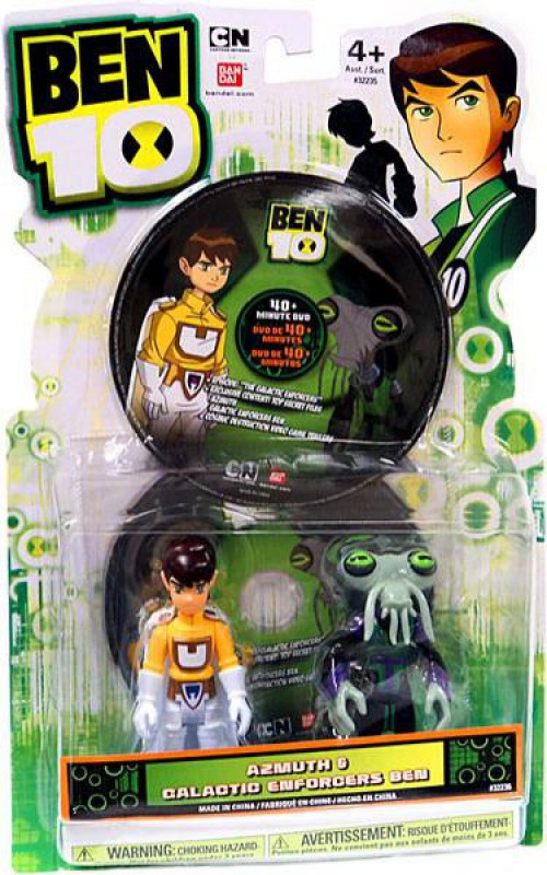 Ben 10 DVD Series Azmuth Galactic Enforcer Ben Action Figure 2