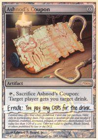 Magic The Gathering Arena Single Card Promo Ashnods Coupon Arena