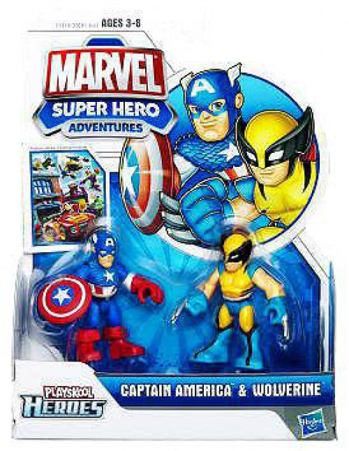 Playskool Heroes Marvel Super Hero Adventures - Set Di 2 Figure Spider-Man E Lucertola, Altezza 6,3 Cm