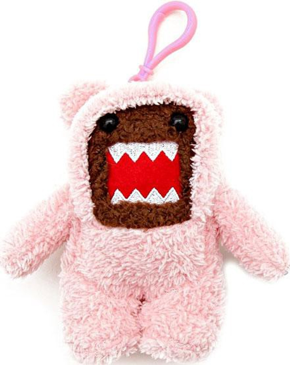 Domo Teddy Bear Domo 4 Plush Clip On Pink License To Play Toywiz - evil domo roblox