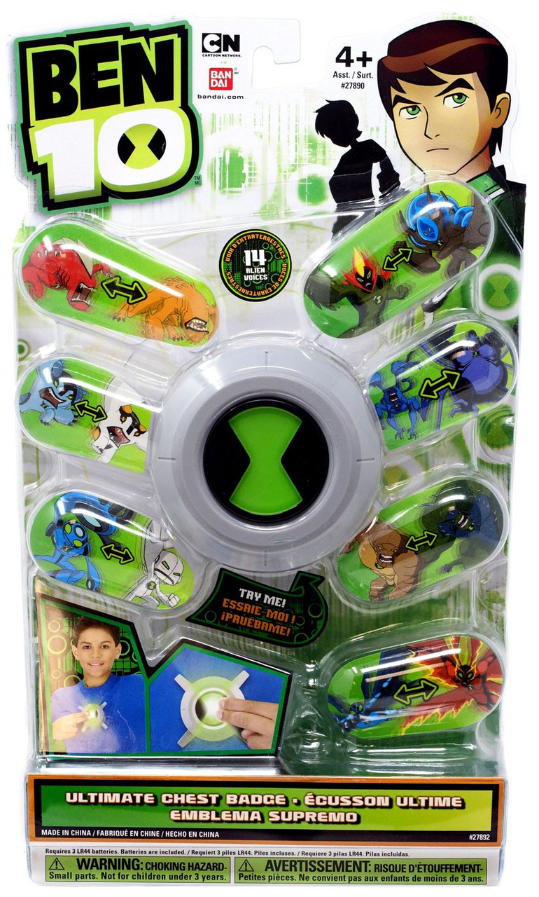 Ben 10 Ultimate Chest Badge Roleplay Toy Bandai America Toywiz - roblox ben 10 toys