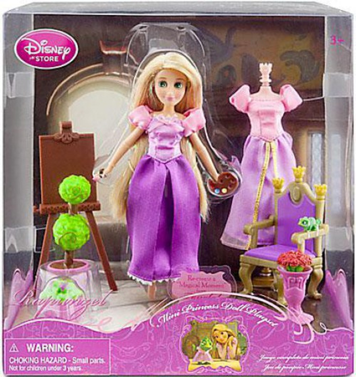 Integreren draadloos kalf Disney Tangled Mini Princess Doll Playset Mattel Toys - ToyWiz