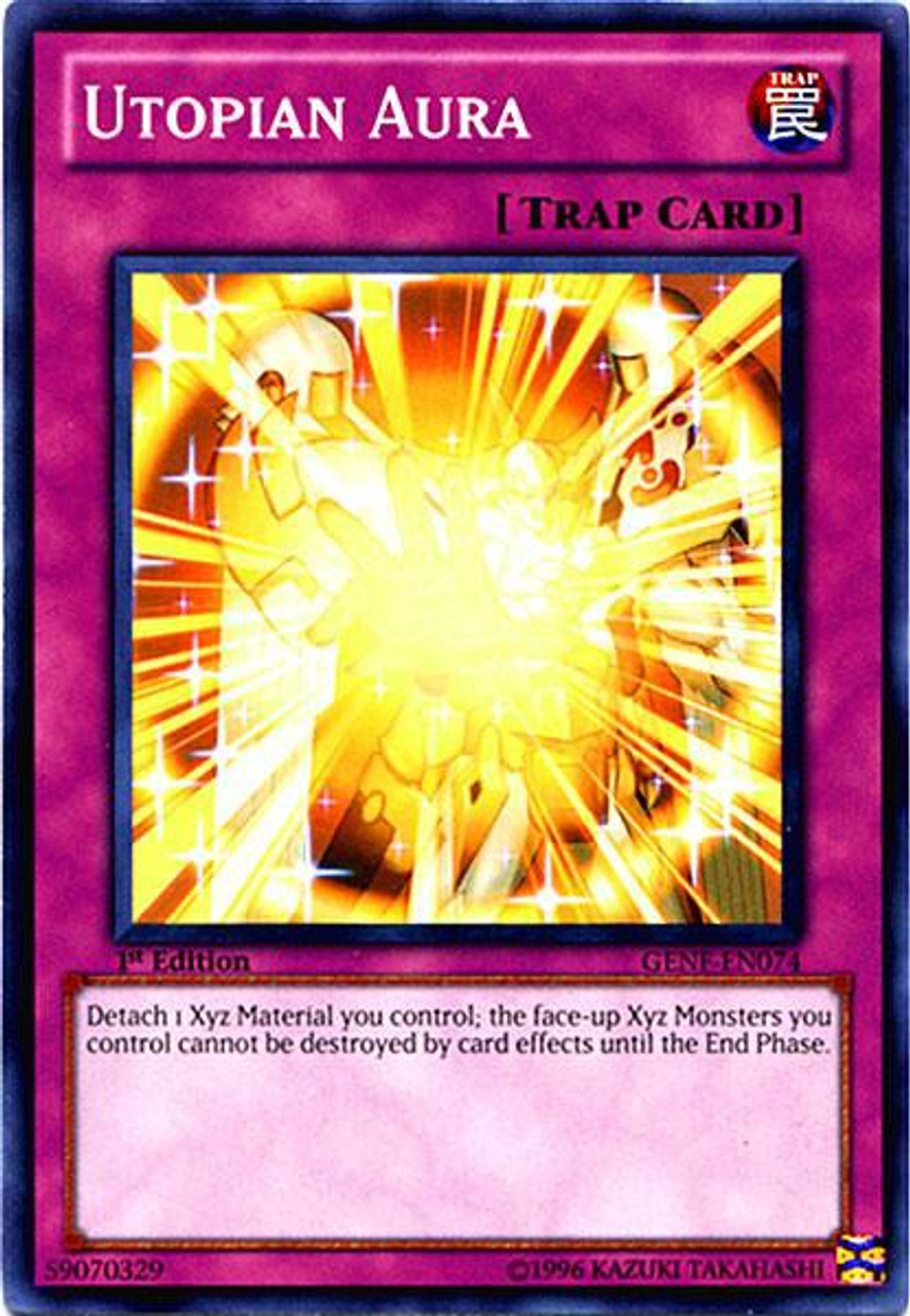 Yugioh Zexal Generation Force Single Card Common Utopian Aura Genf En074 Toywiz - roblox card aura