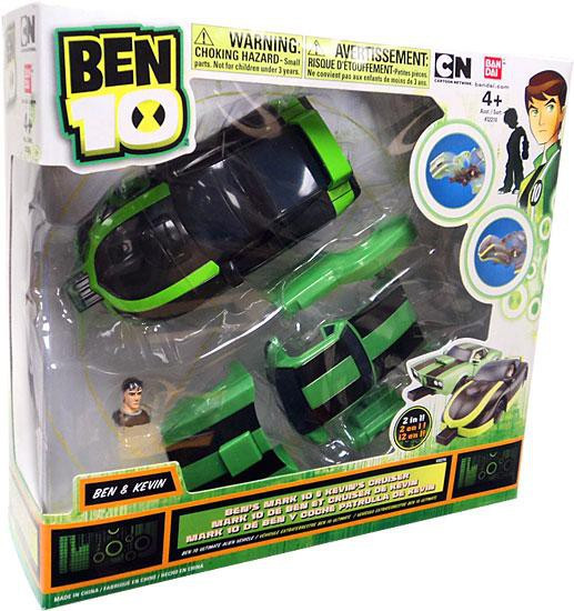 Ben 10 Bens Mark 10 Kevins Cruiser 4 Action Figure Vehicle Bandai ...
