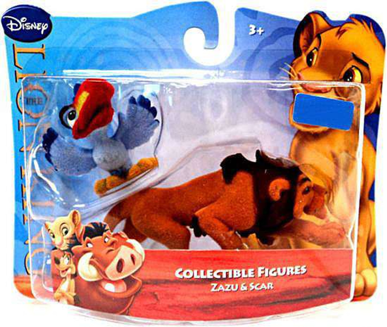 Disney The Lion King Flocked Mini Figures Zazu Scar