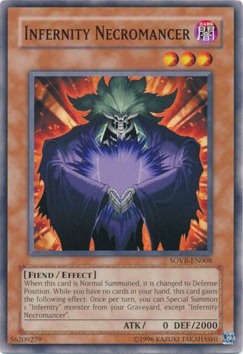 YuGiOh Stardust Overdrive Single Card Common Infernity Necromancer SOVR