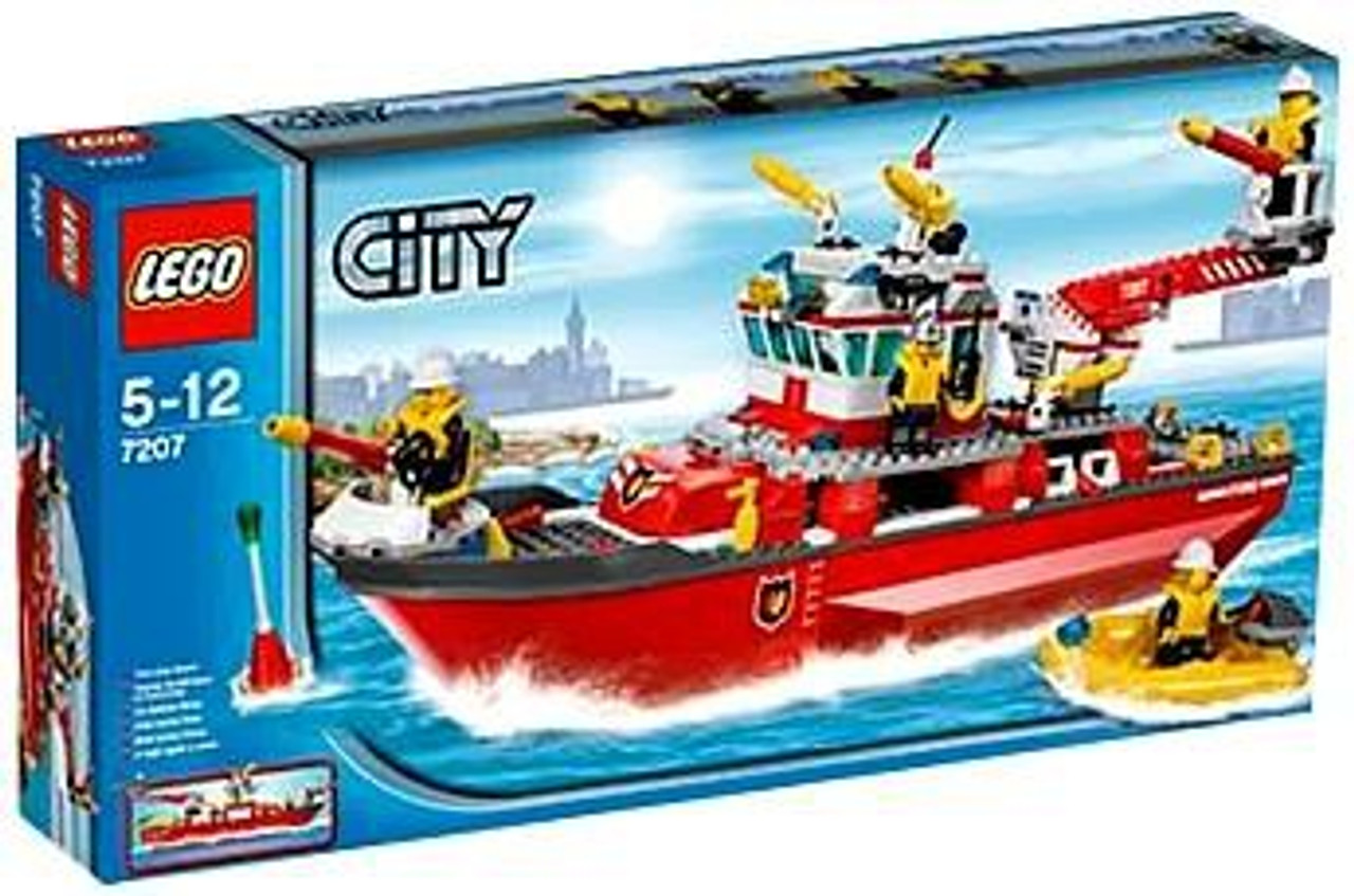 lego city fire ship