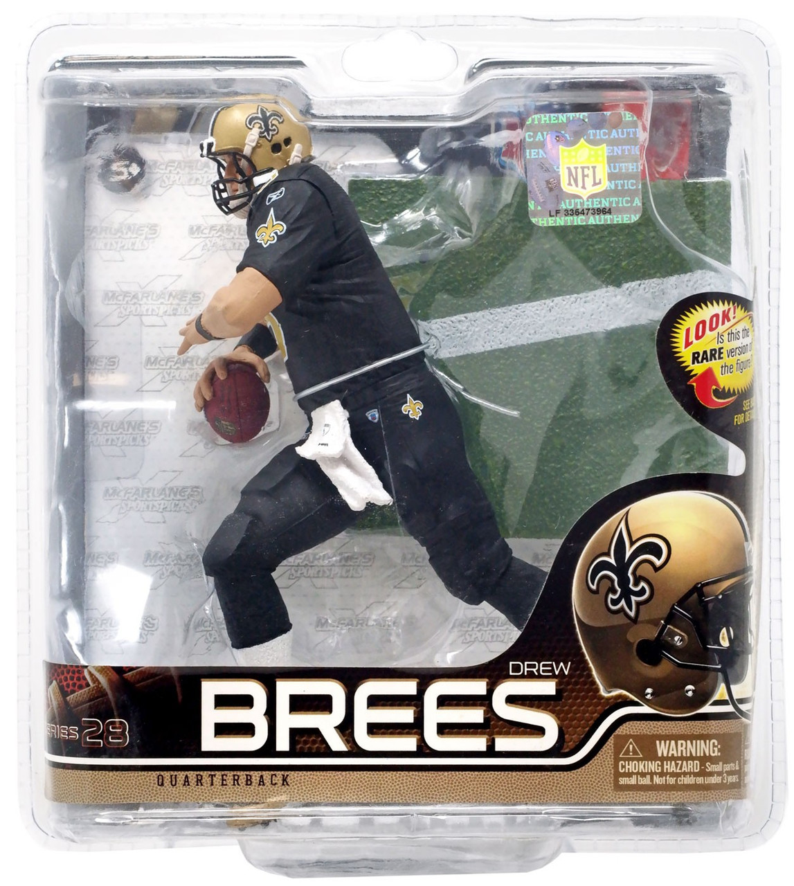 McFarlane Toys NFL San Diego Chargers Sports Picks Series 12 Drew Brees Action Figure