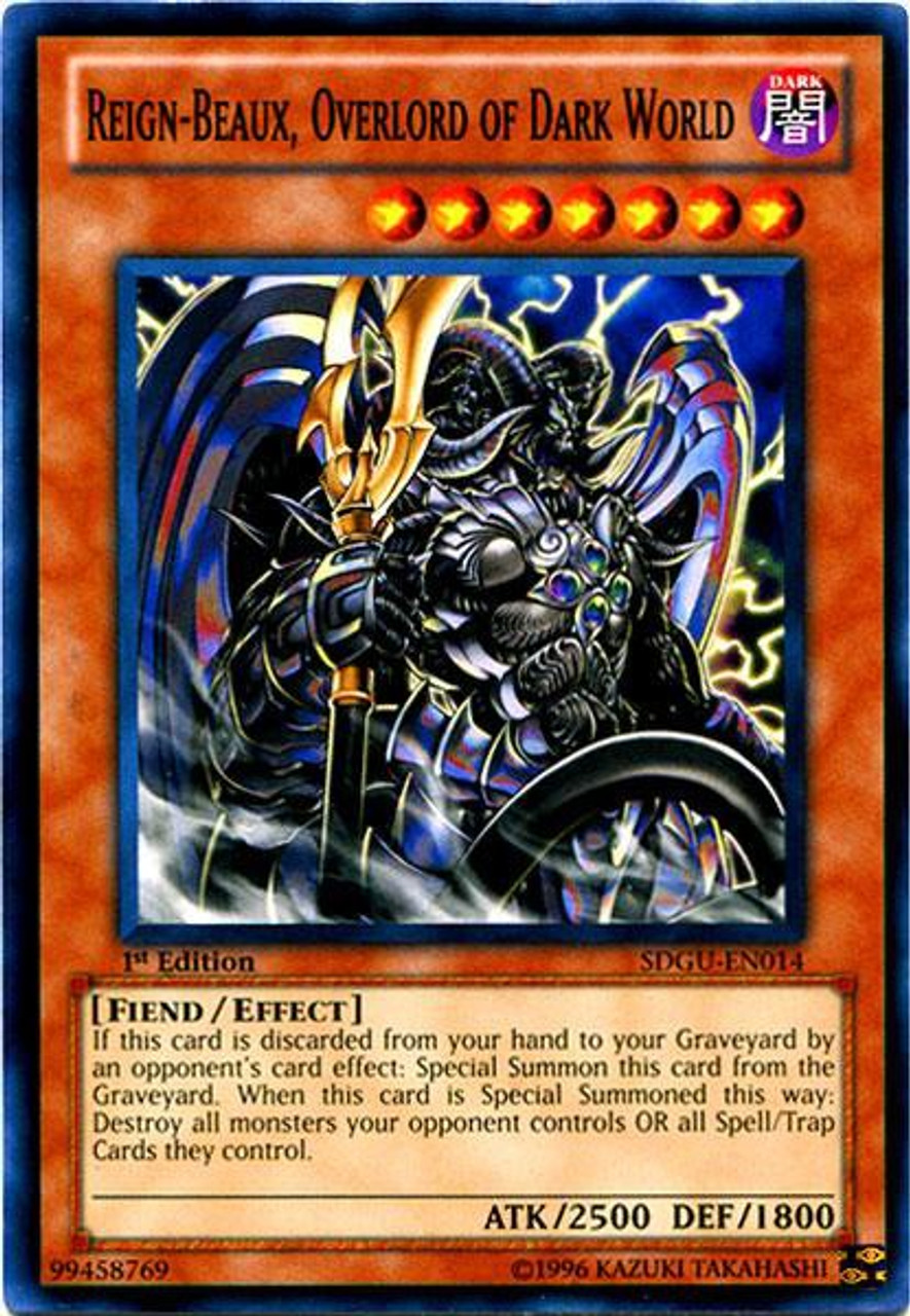 Yugioh 5ds Structure Deck Gates Of The Underworld Single Card Common Reign Beaux Overlord Of Dark World Sdgu En014 Toywiz - all new underworld weapons in dungeon quest roblox