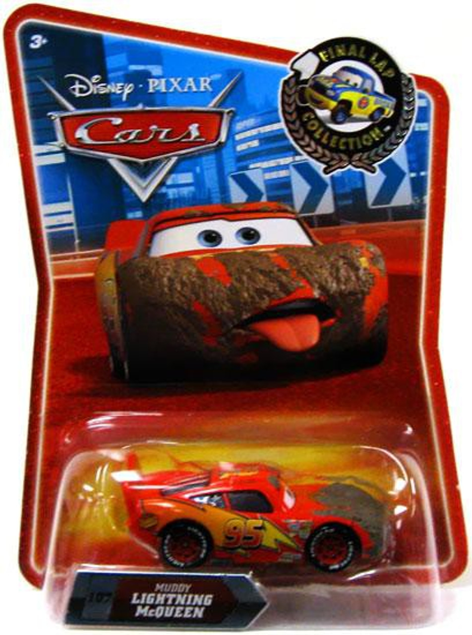 Disney Pixar Cars Final Lap Collection Muddy Lightning McQueen