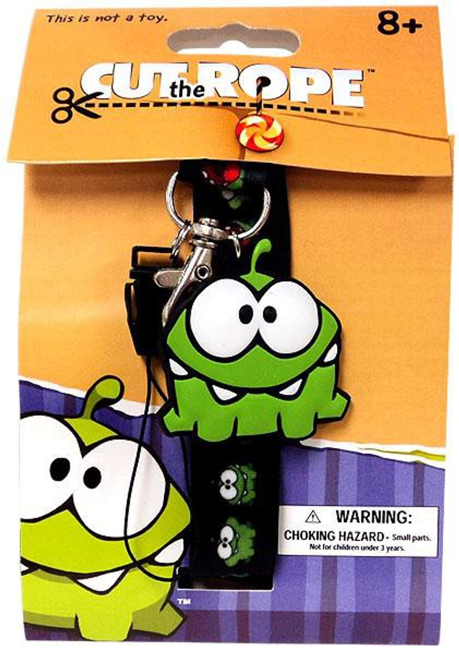 Cut The Rope Om Nom Lanyard Commonwealth Toys Toywiz - om nom roblox