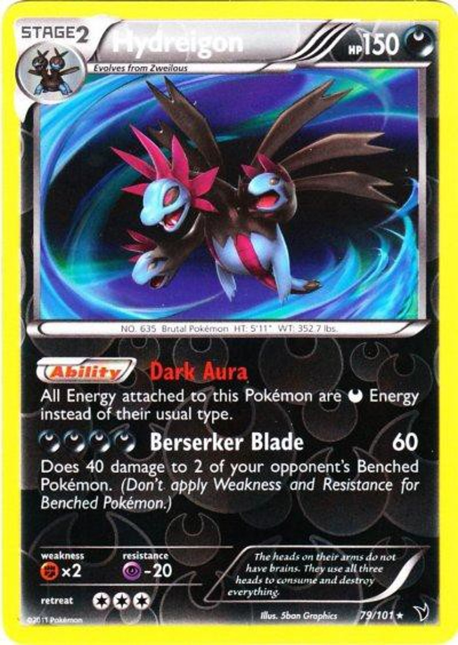 Pokemon Black White Noble Victories Single Card Rare Holo Hydreigon 79 Toywiz - roblox ninja assassin sword aura