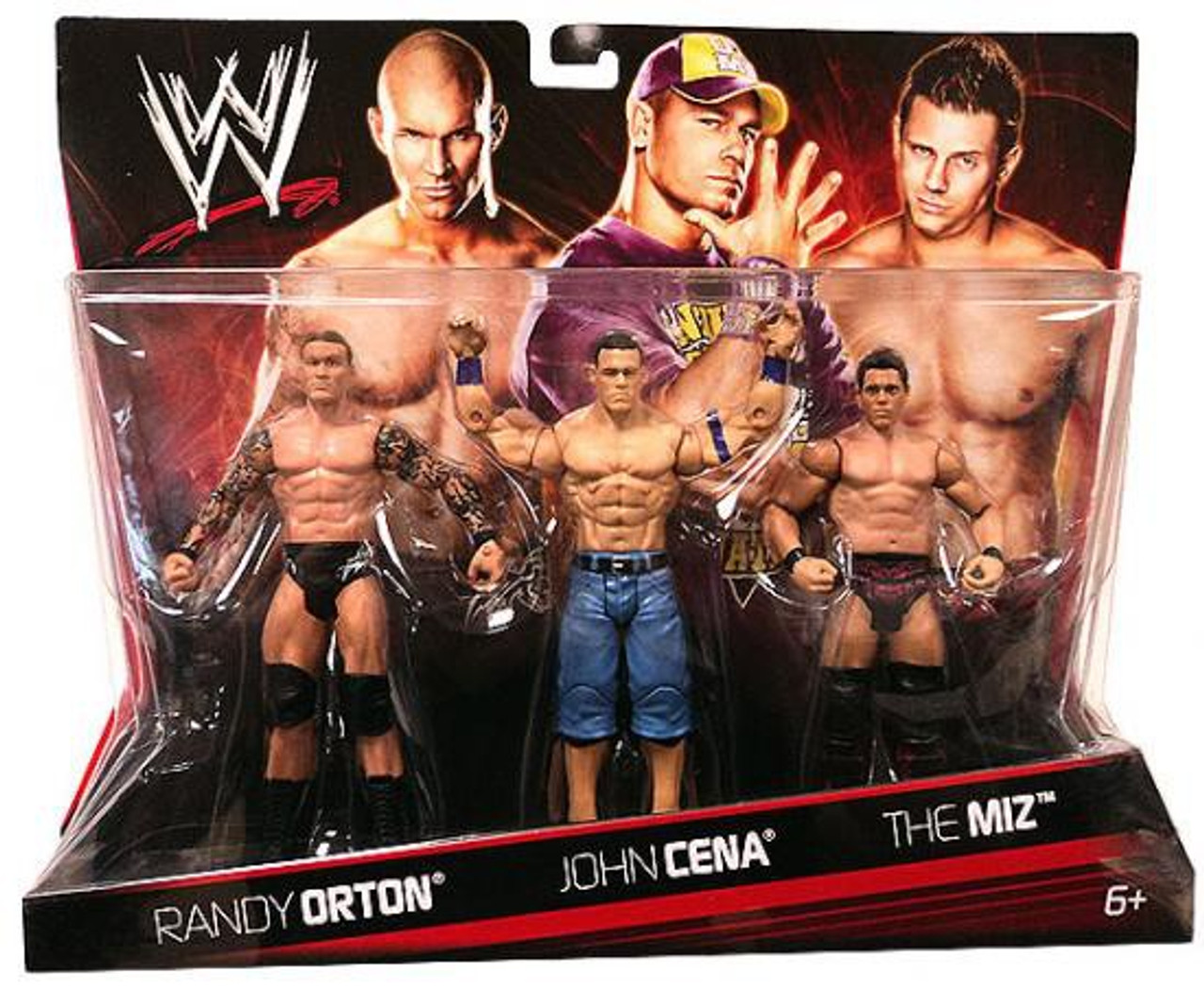 Wwe Wrestling Randy Orton John Cena Amp The Miz Exclusive Action Figure 3 Pack