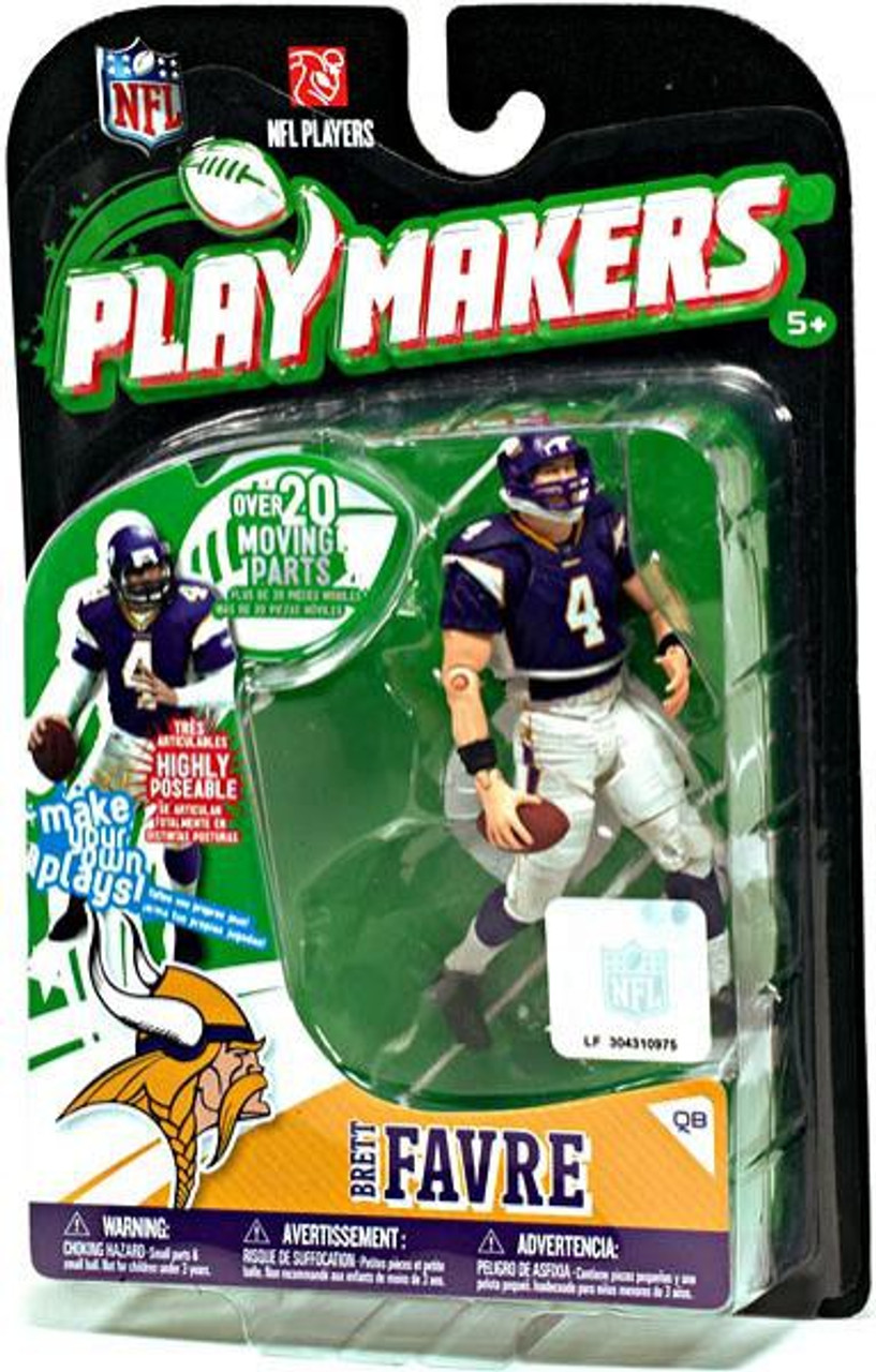 McFarlane Toys NFL Minnesota Vikings Playmakers Series 1 Brett Favre