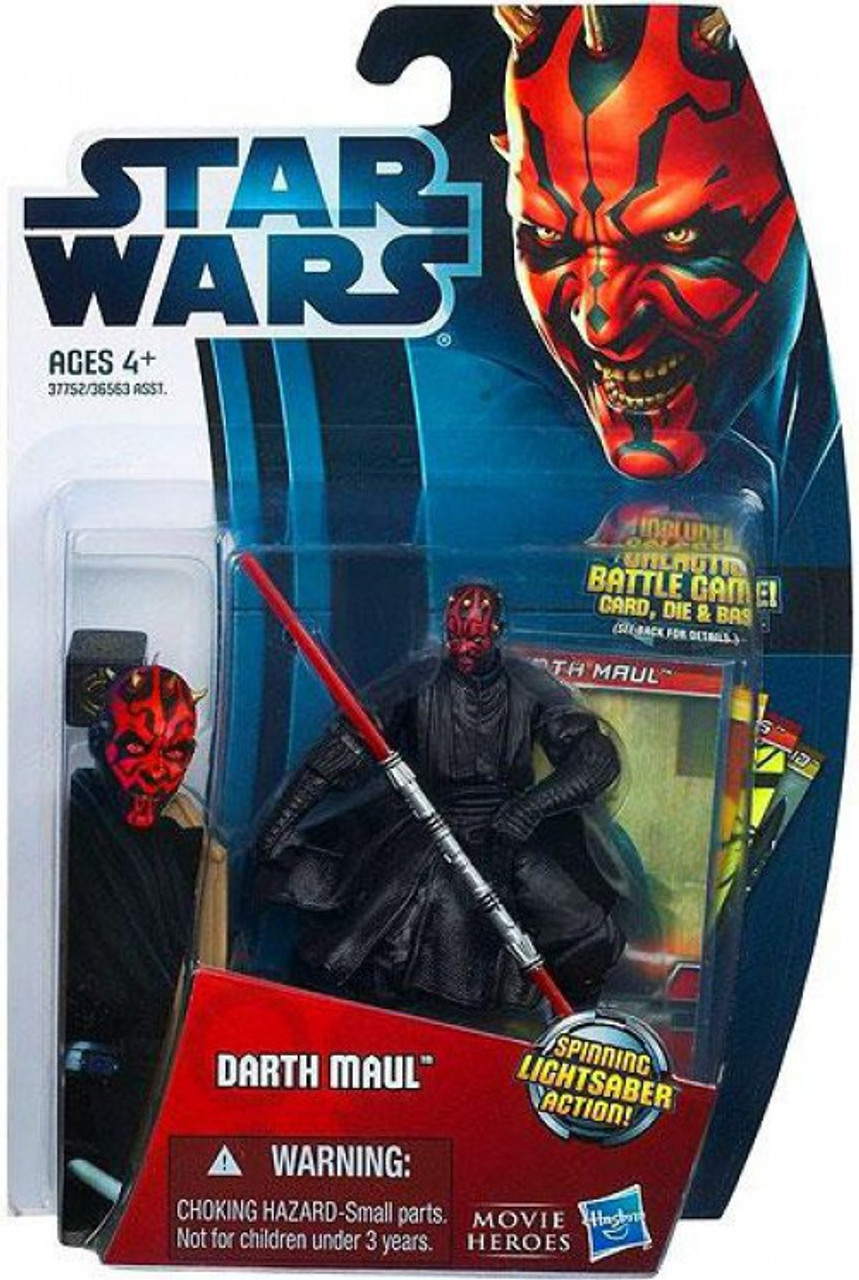Star Wars Phantom Menace 2012 Movie Heroes Darth Maul 3.75 Action