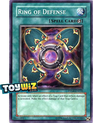 YuGiOh Duelist Pack Kaiba Single Card Common Ring of Defense DPKBEN034