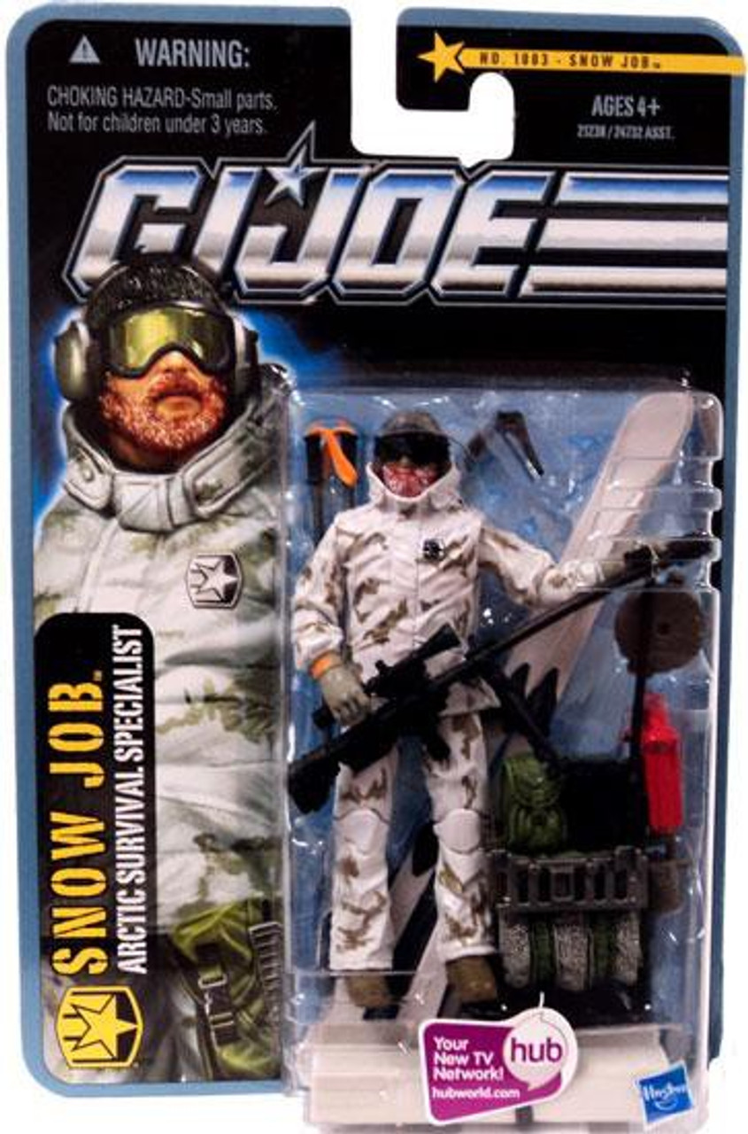 Gi Joe Pursuit Of Cobra Snow Job 3 75 Action Figure Hasbro Toys Toywiz - arctic commando tshirt roblox