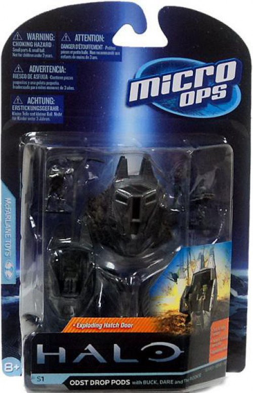 McFarlane Toys Halo Micro Ops Series 1 ODST Drop Pods Small Mini Figure ...