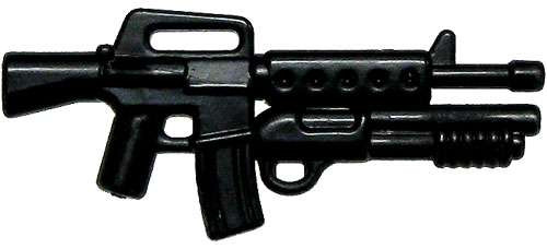 BrickArms Weapons M16-DBR Masterkey 2.5 Black - ToyWiz
