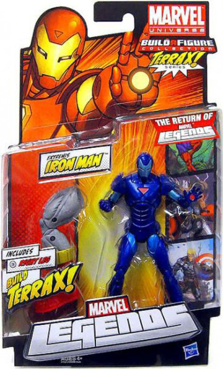 blue iron man action figure