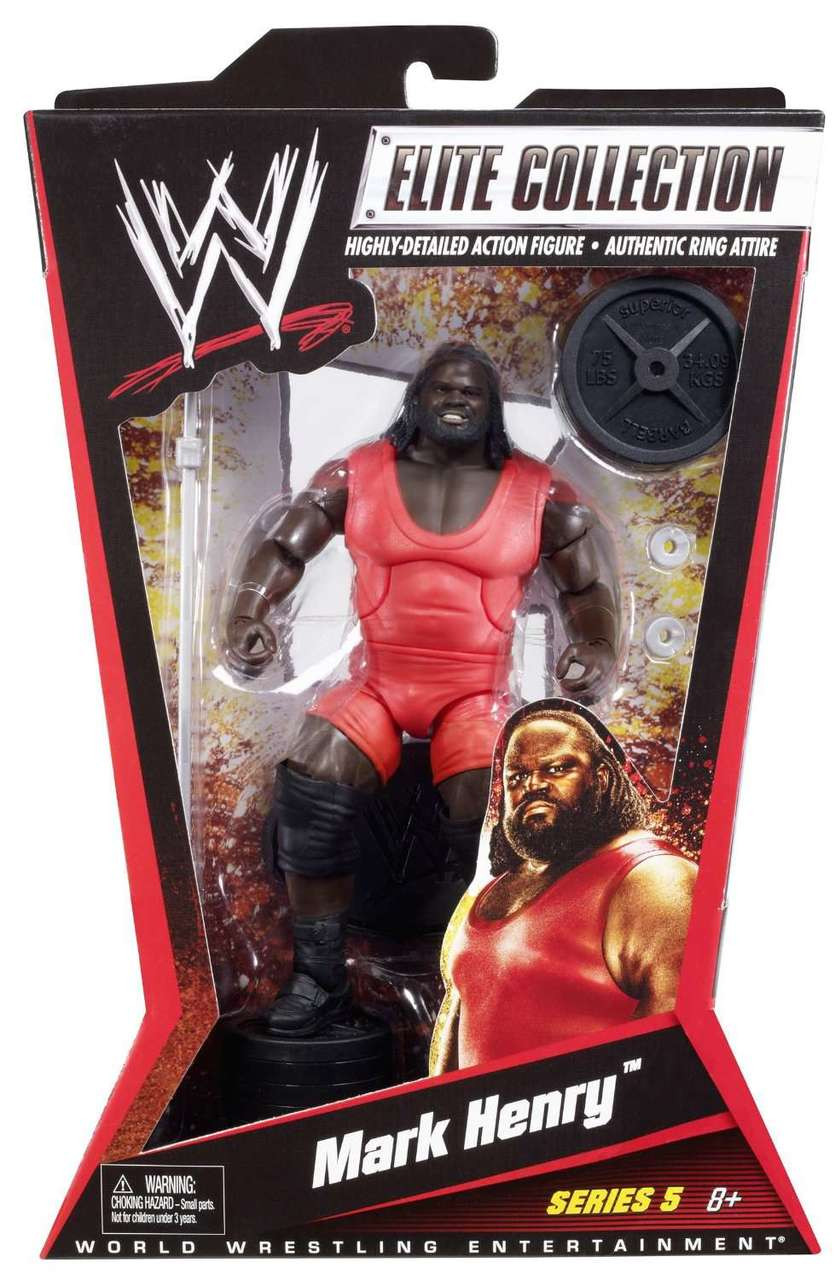 WWE Wrestling Elite Collection Series 5 Mark Henry Action Figure Mattel