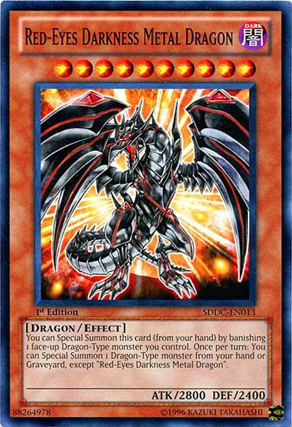 YuGiOh 5Ds Structure Deck Dragons Collide Single Card Common RedEyes