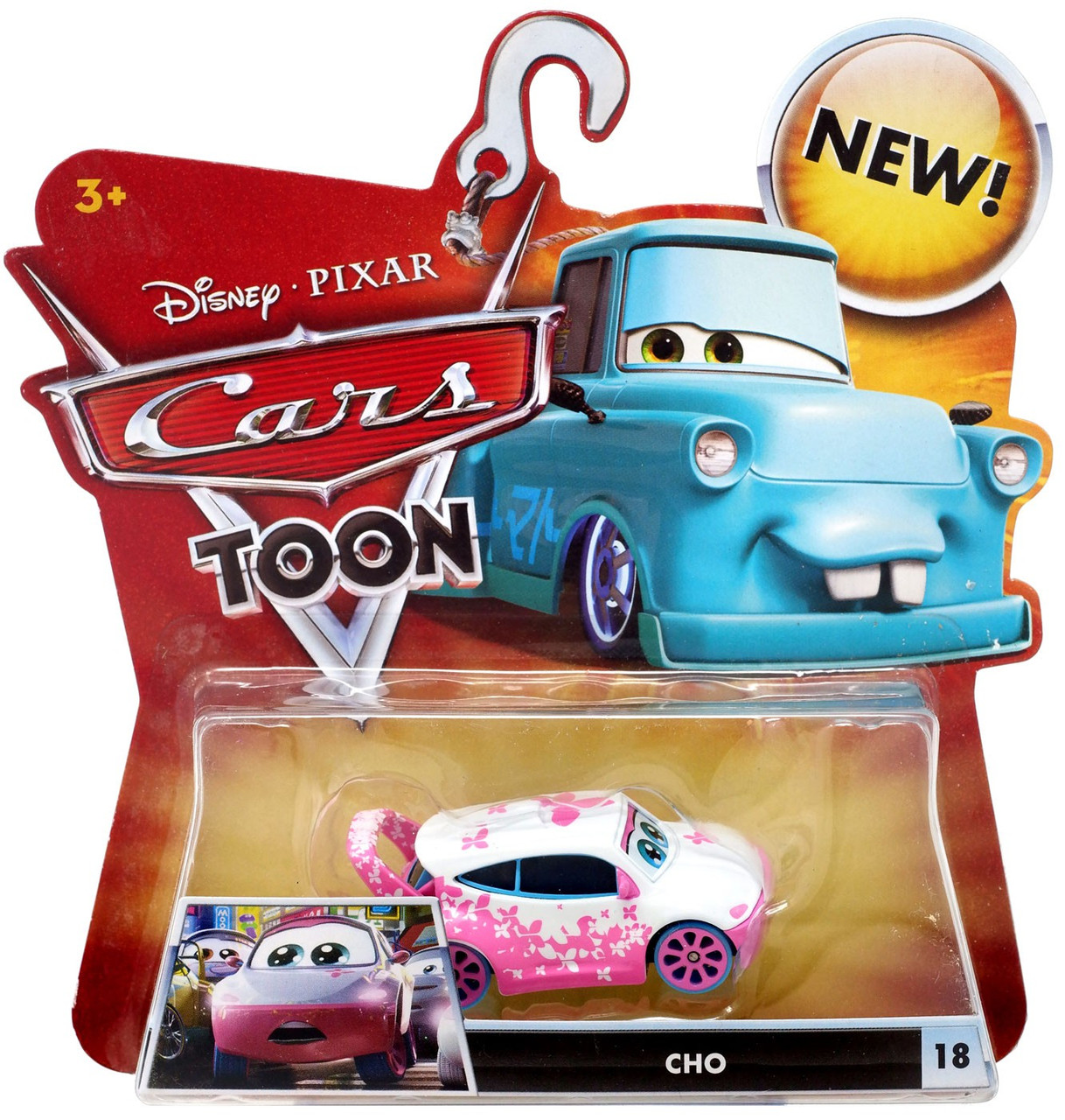 Disney Pixar Cars Cars Toon Main Series Cho 155 Diecast Car 18 Mattel Toys Toywiz 