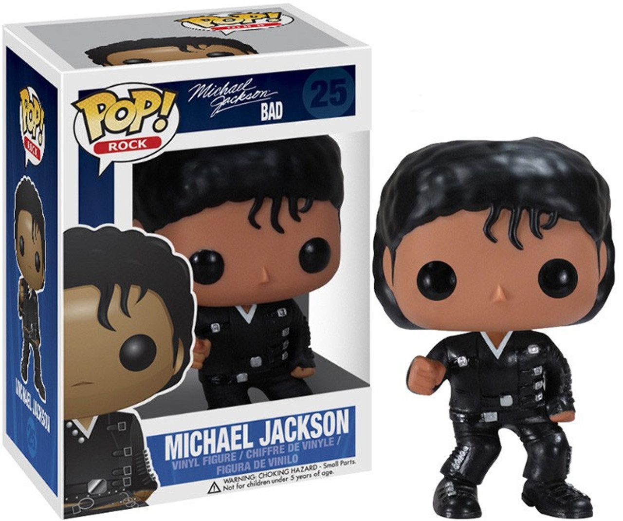 Funko Michael Jackson Pop Rocks Michael Jackson Vinyl Figure 25 Bad Toywiz - roblox thriller song roblox dungeon quest