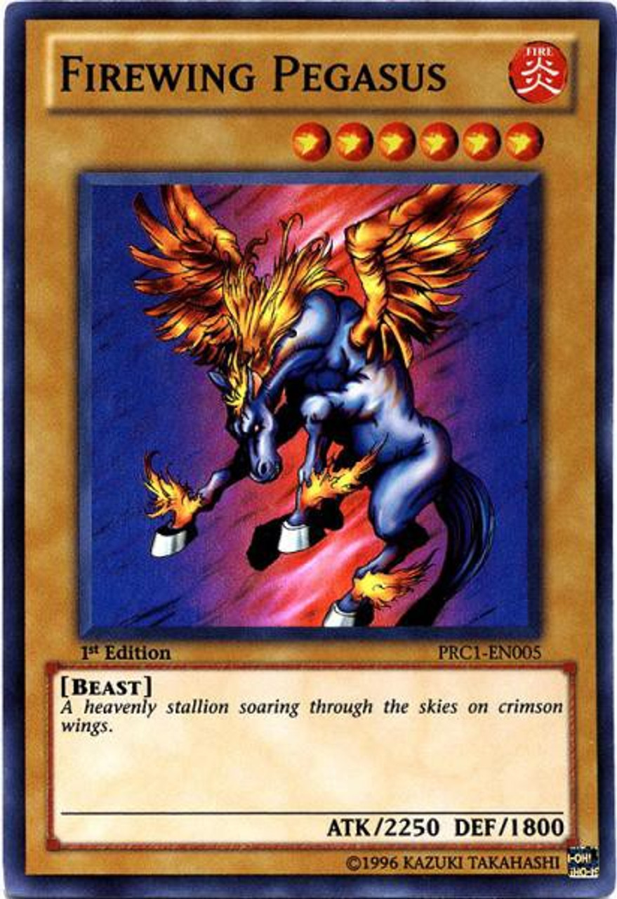 Yugioh 2012 Premium Collector Tin Single Card Super Rare Firewing Pegasus Prc1 En005 Toywiz - crimson wings roblox