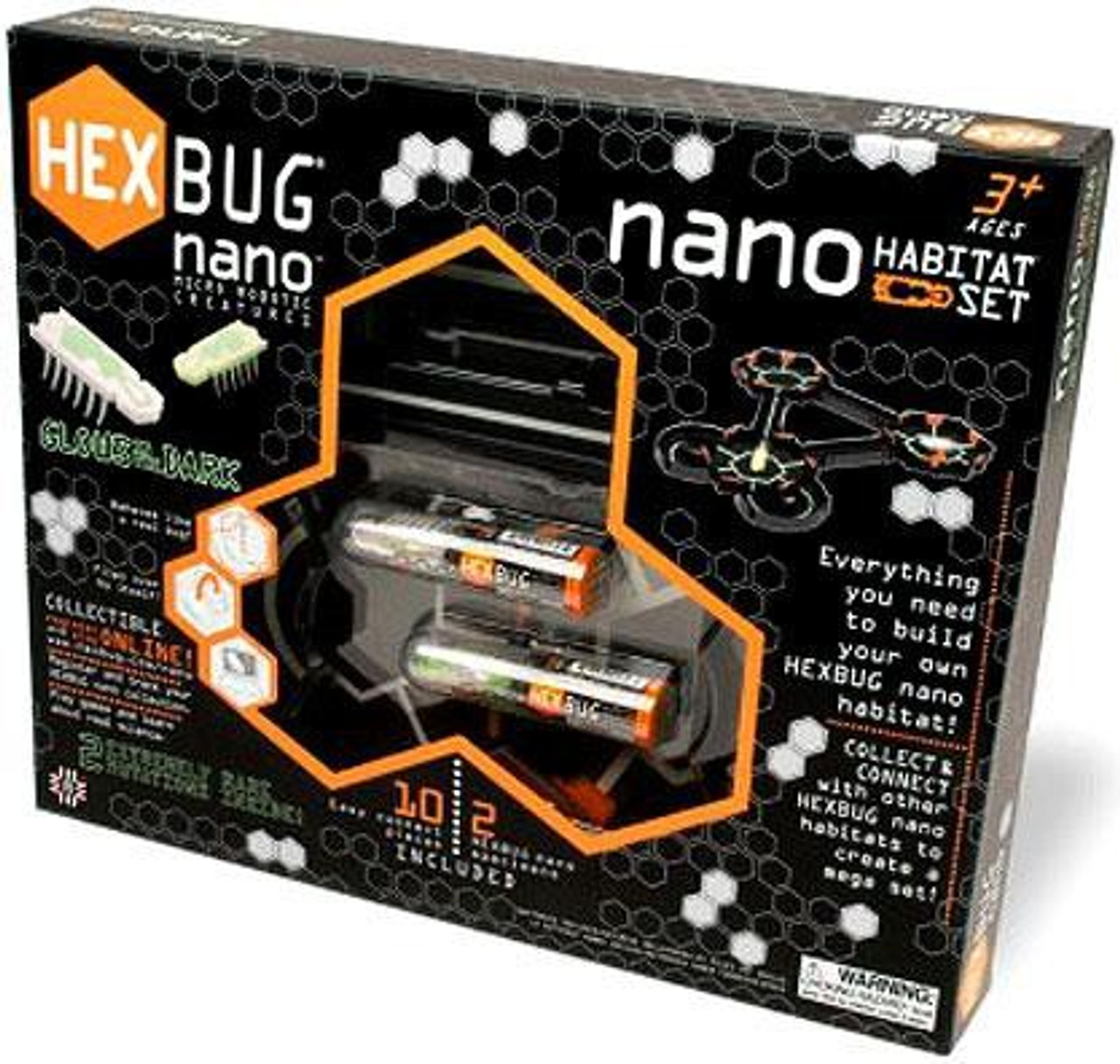 hexbug nano glow in the dark habitat