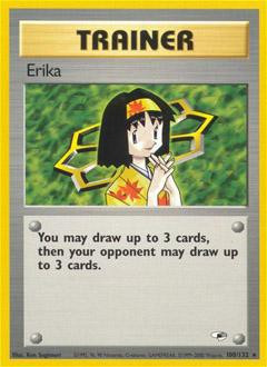 Pokemon Gym Heroes Single Card Rare Erika 100 Toywiz - pokemon erika roblox