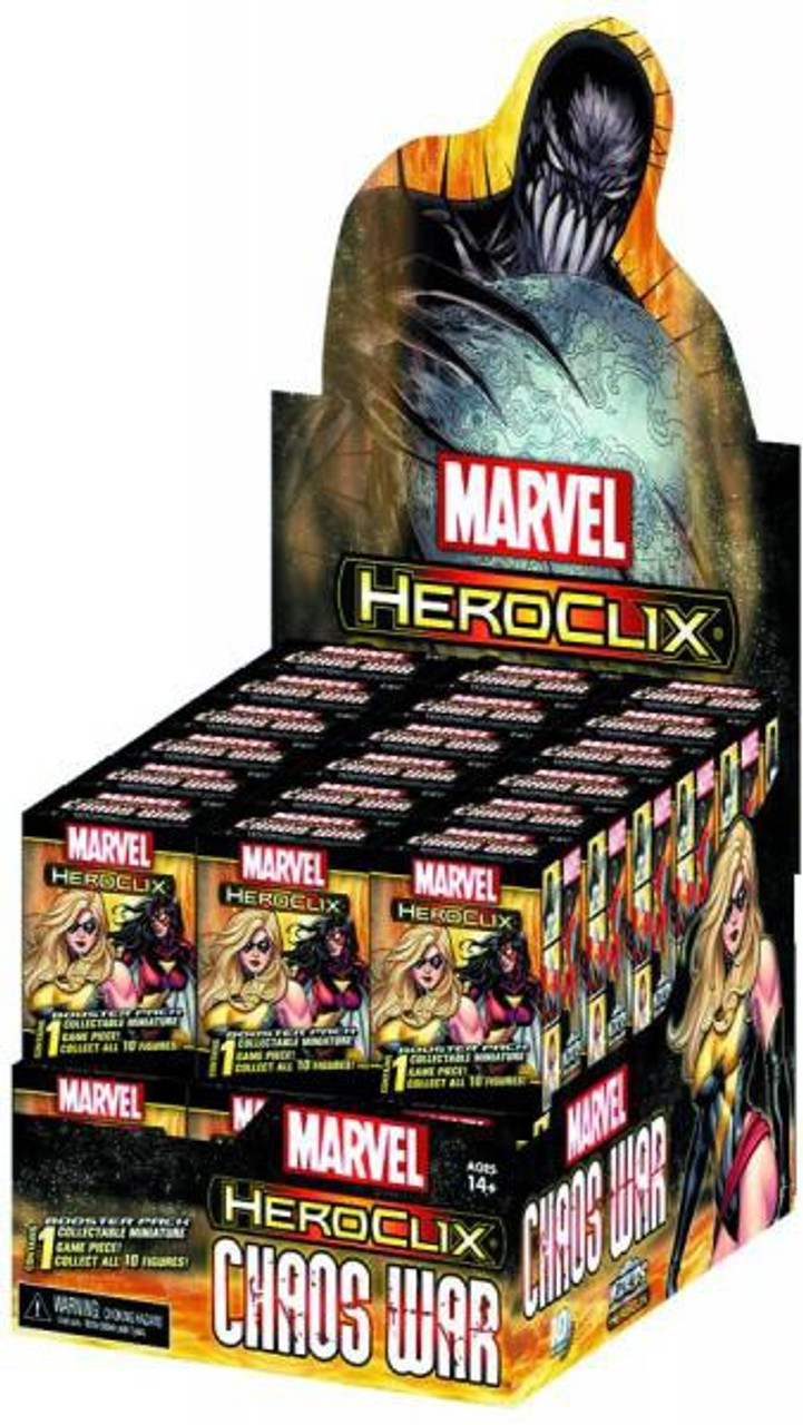 Marvel Heroclix Chaos War Gravity Feed Box 24 Packs Wizkids Toywiz - gravity shift roblox event