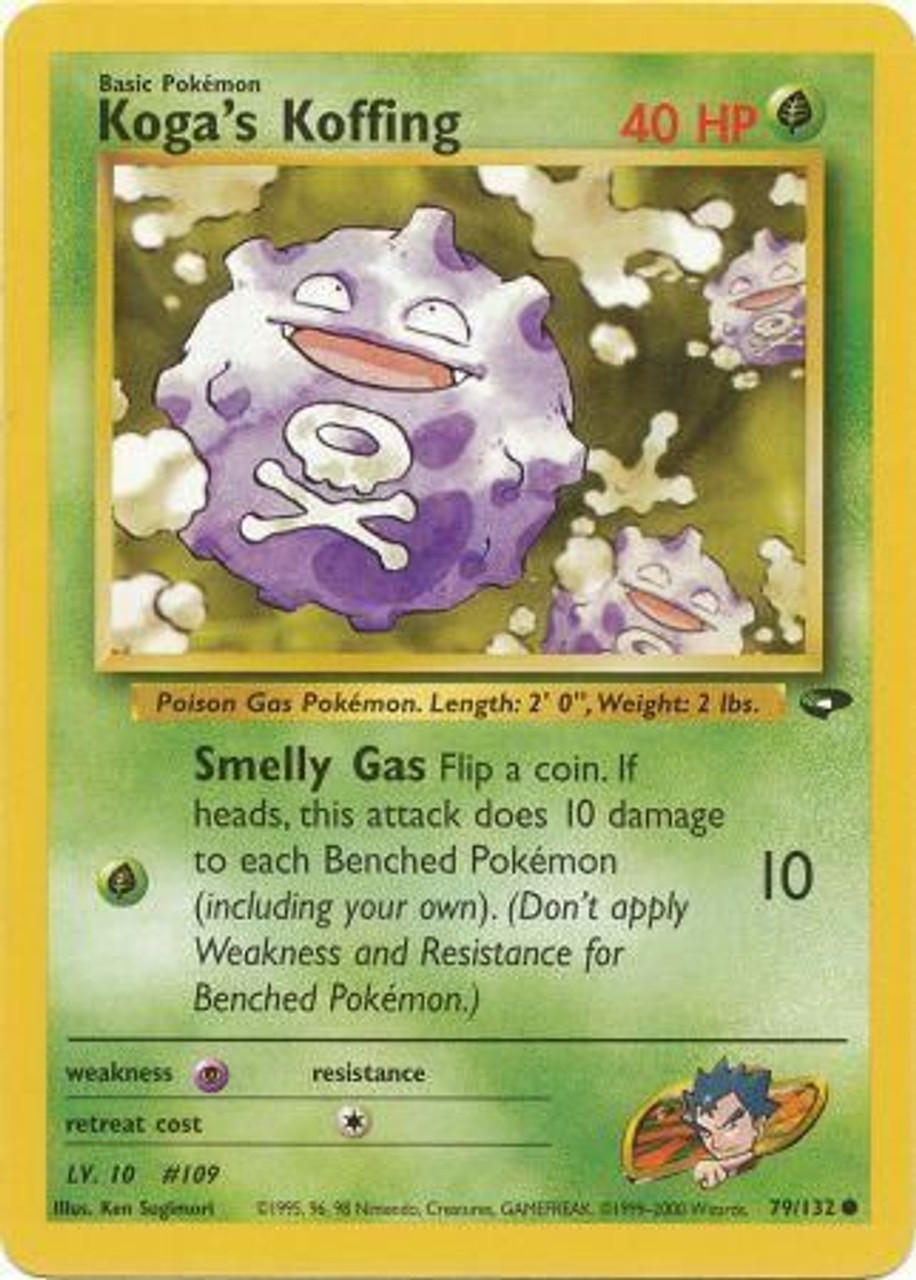 Pokemon Gym Challenge Single Card Common Kogas Koffing 79 Toywiz - macross delta roblox id