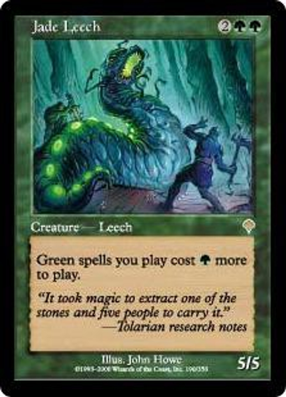 Magic The Gathering Invasion Single Card Rare Jade Leech 190 Toywiz - jade key vending machine puzzle how to solve easy roblox