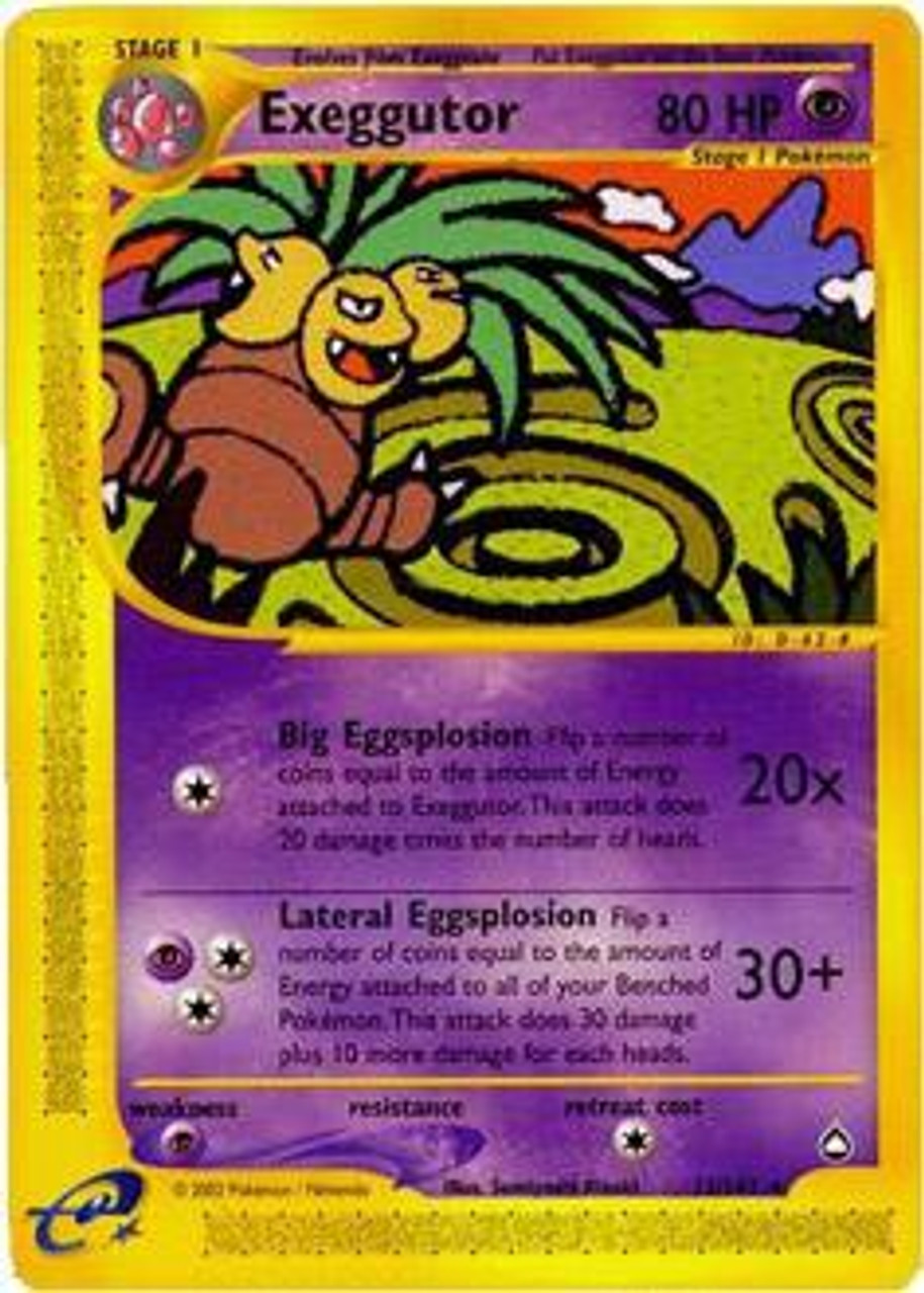 Pokemon Aquapolis Single Card Rare Exeggutor 13 Toywiz - roblox eggsplosion