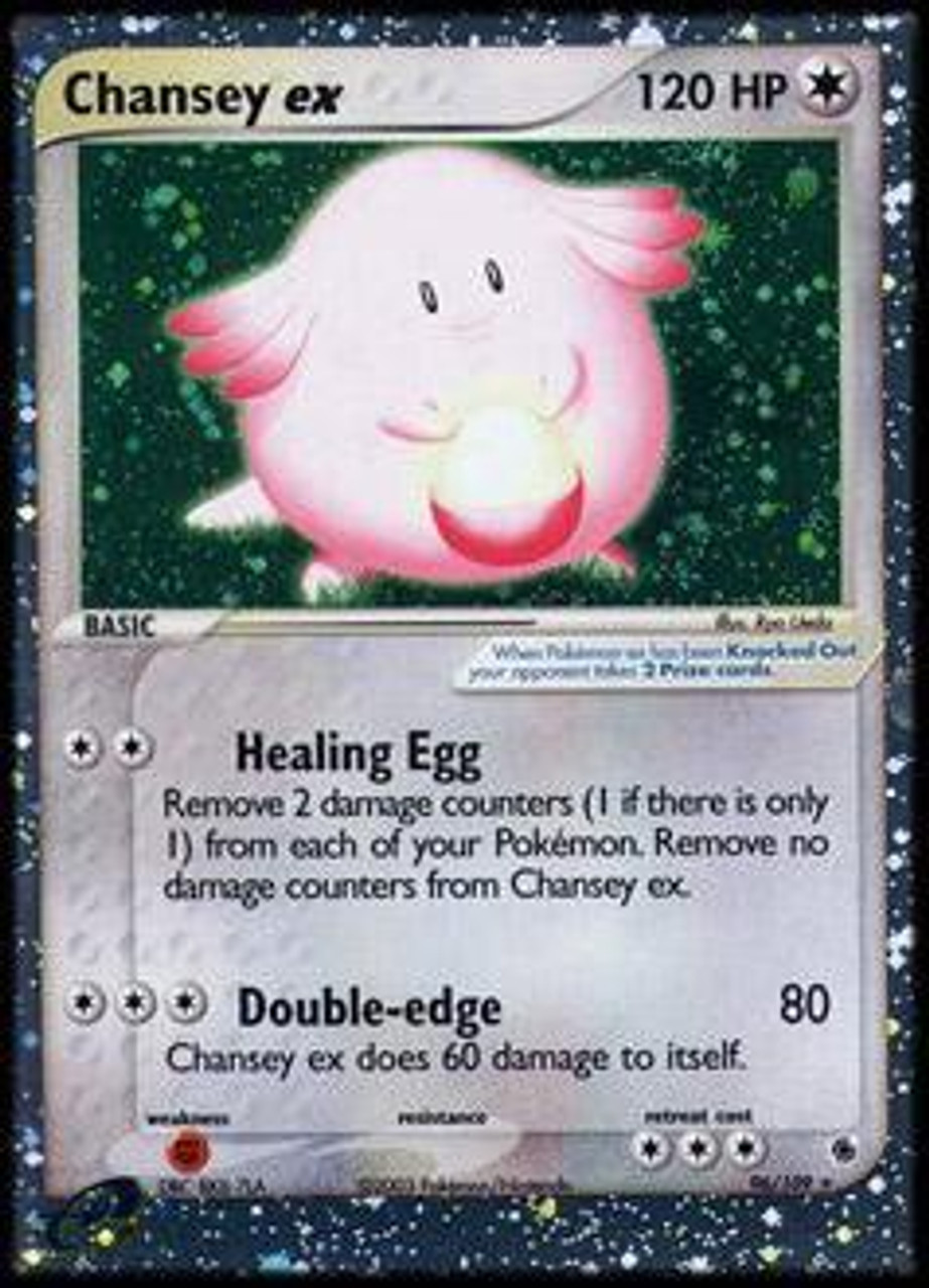 Pokemon Ex Ruby Sapphire Single Card Ultra Rare Chansey Ex 96 Toywiz - sall the eggs in sapphire's clothing store roblox