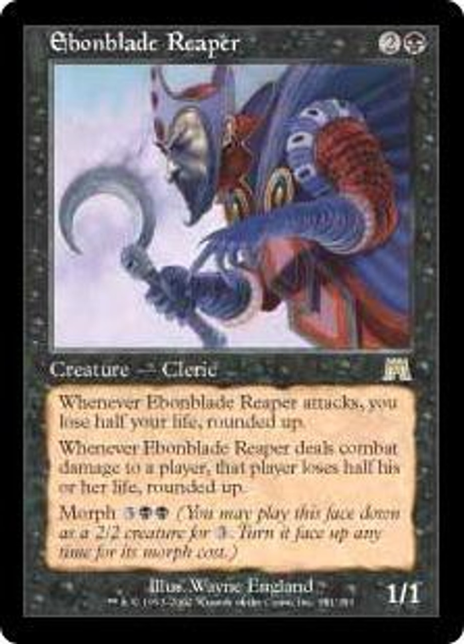 Magic The Gathering Onslaught Single Card Rare Ebonblade Reaper 141 Toywiz - roblox assassin rarity of reaper