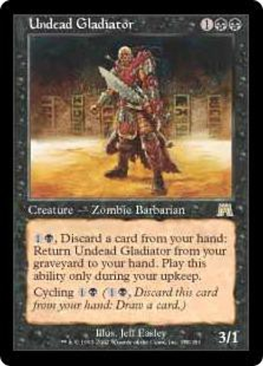 Magic The Gathering Onslaught Single Card Rare Undead Gladiator 178 - mtg onslaught rare undead gladiator 178