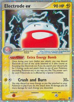 Pokemon Ex Fire Red Leaf Green Single Card Ultra Rare Holo Ex Electrode Ex 107 Toywiz
