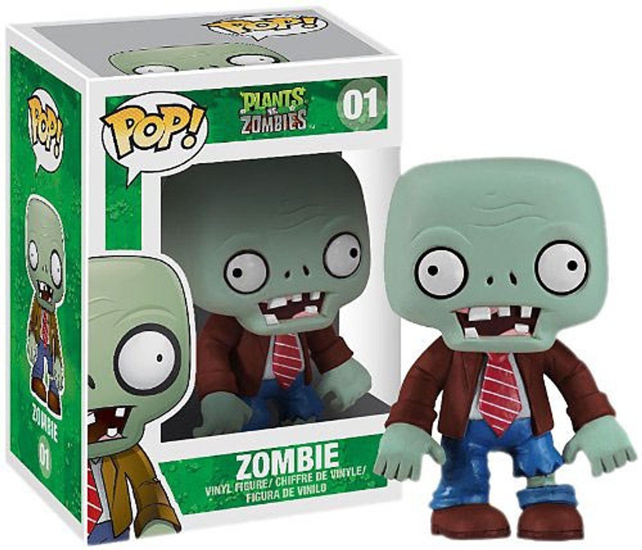 Funko Plants Vs Zombies Pop Games Zombie Vinyl Figure 01 Toywiz 9539