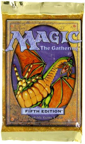 Magic The Gathering 5th Edition Booster Pack 15 Cards Wizards of