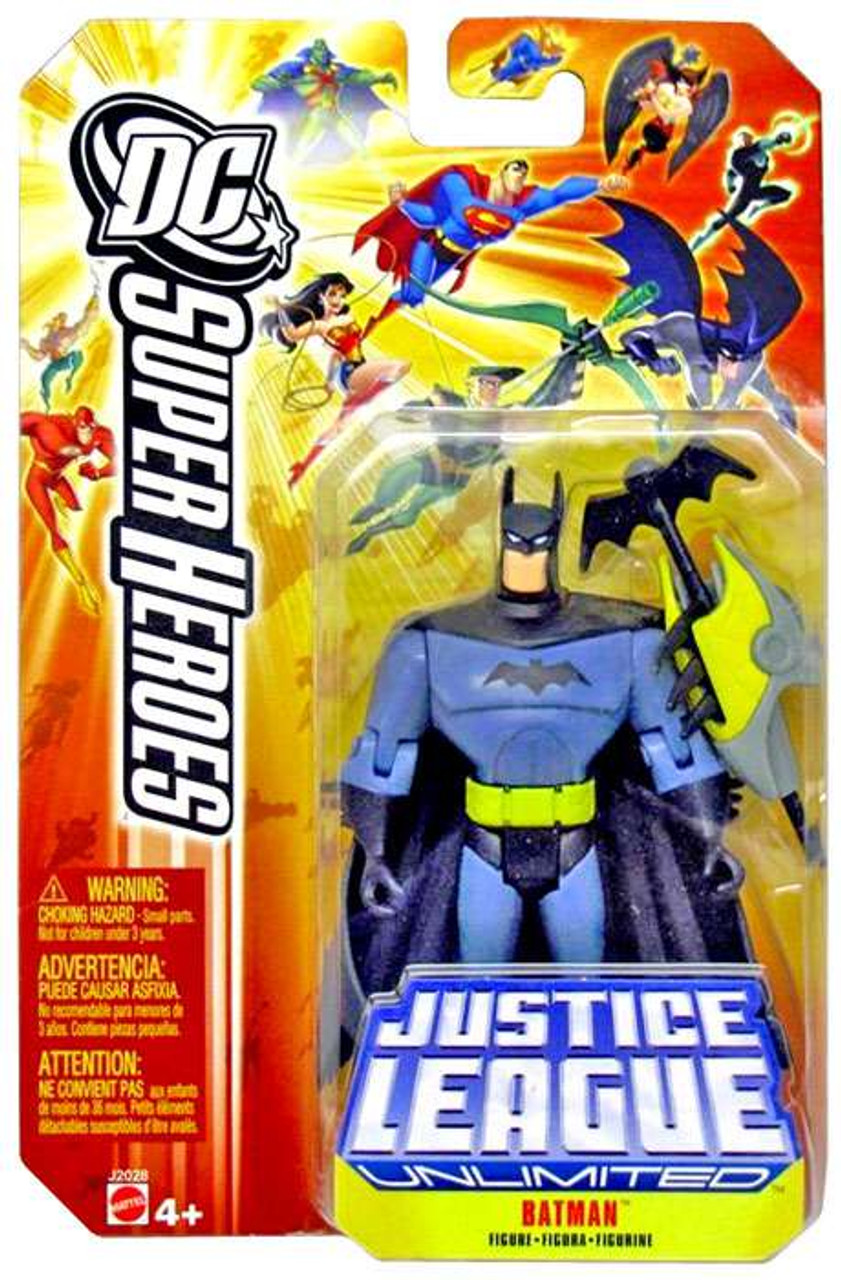 Dc Justice League Unlimited Super Heroes Batman 3 75 Action Figure Batarang Yellow Card Mattel Toys Toywiz - yellowcard roblox