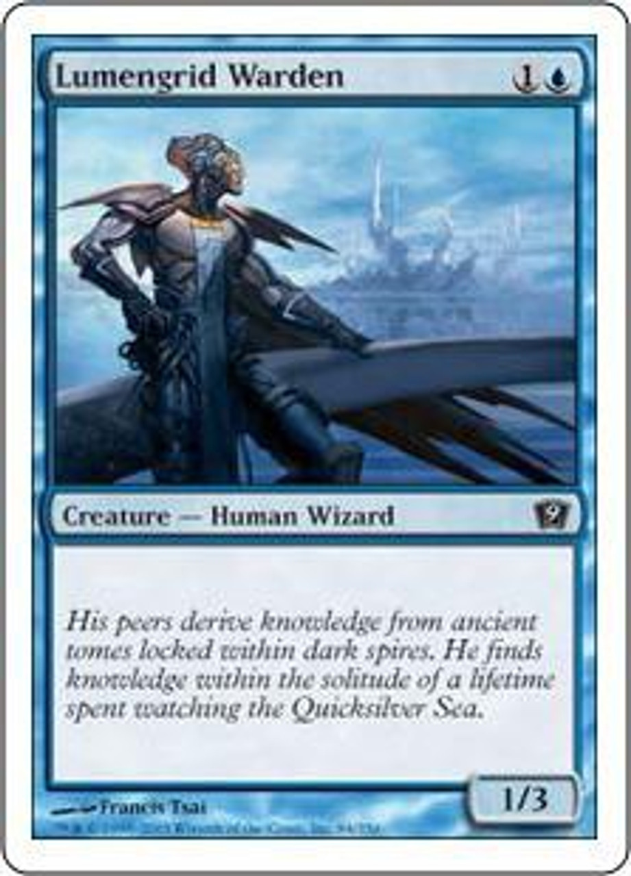 Magic The Gathering 9th Edition Single Card Common Lumengrid Warden 84 Toywiz - roblox galaxy warden