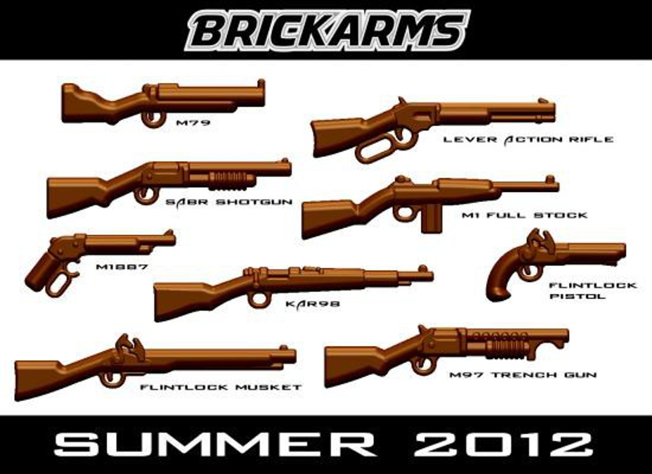 Brickarms Summer 2012 2 5 Weapons Pack Brown Toywiz - roblox musket gear