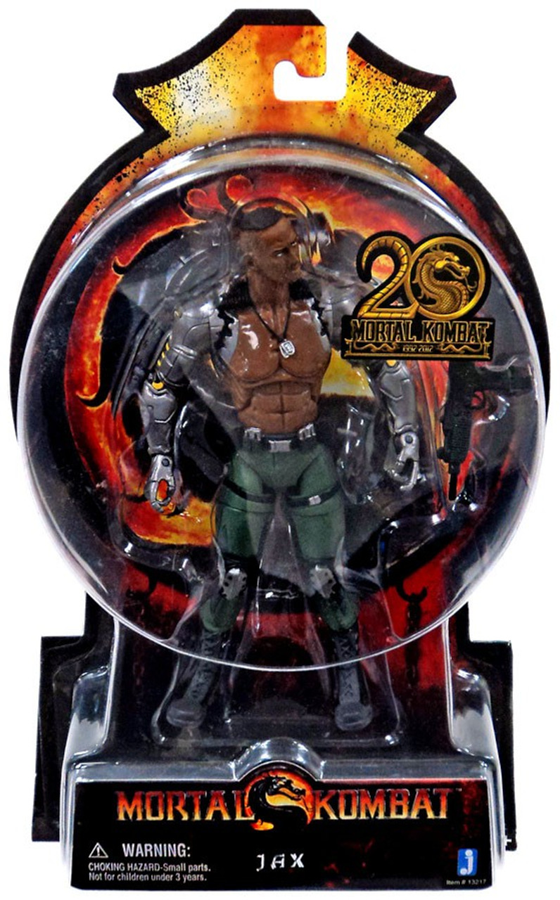 Mortal Kombat 20th Anniversary Jax 6 Action Figure Jazwares ToyWiz
