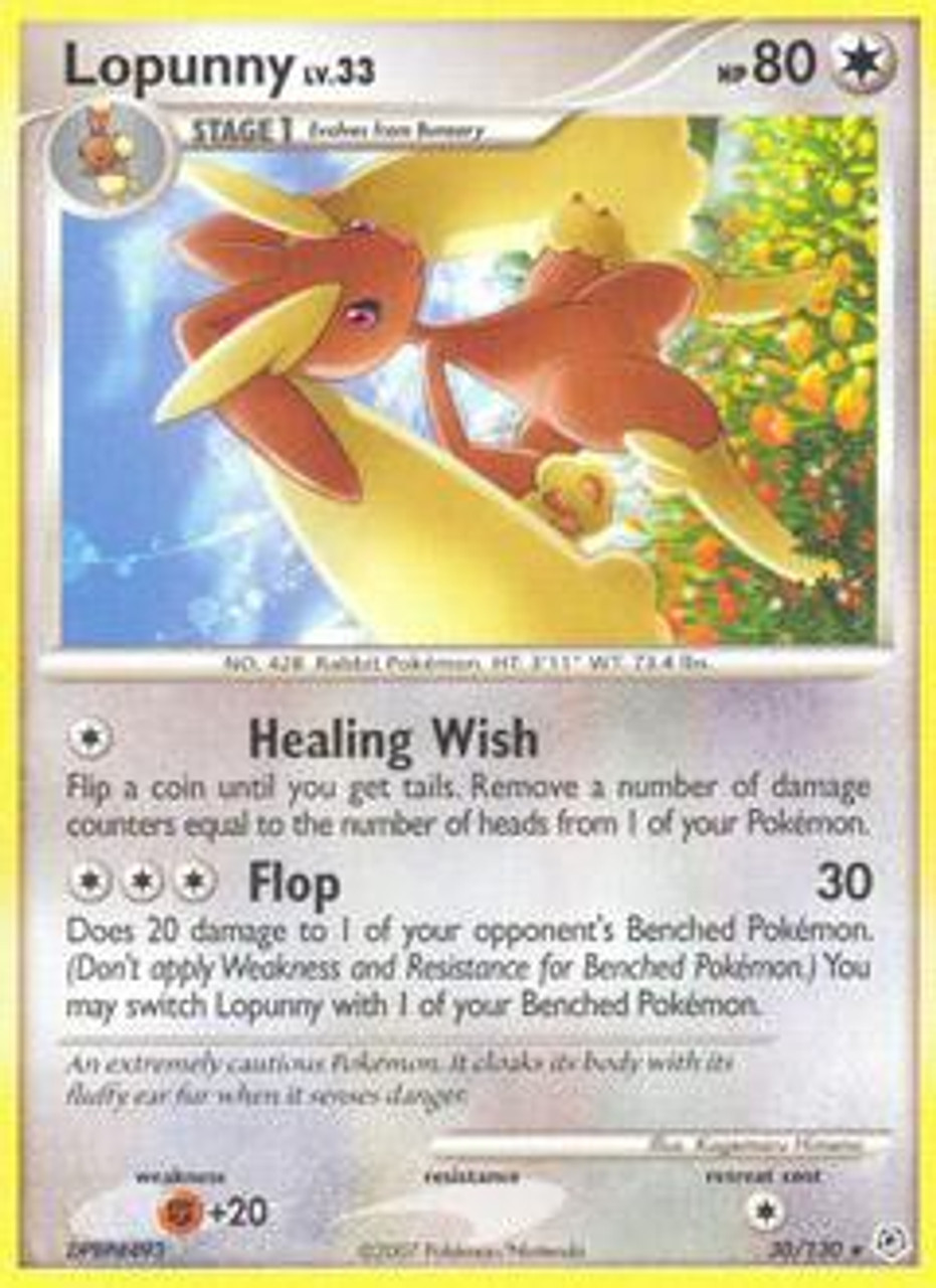 Pokemon Diamond & Pearl Rare Lopunny #30