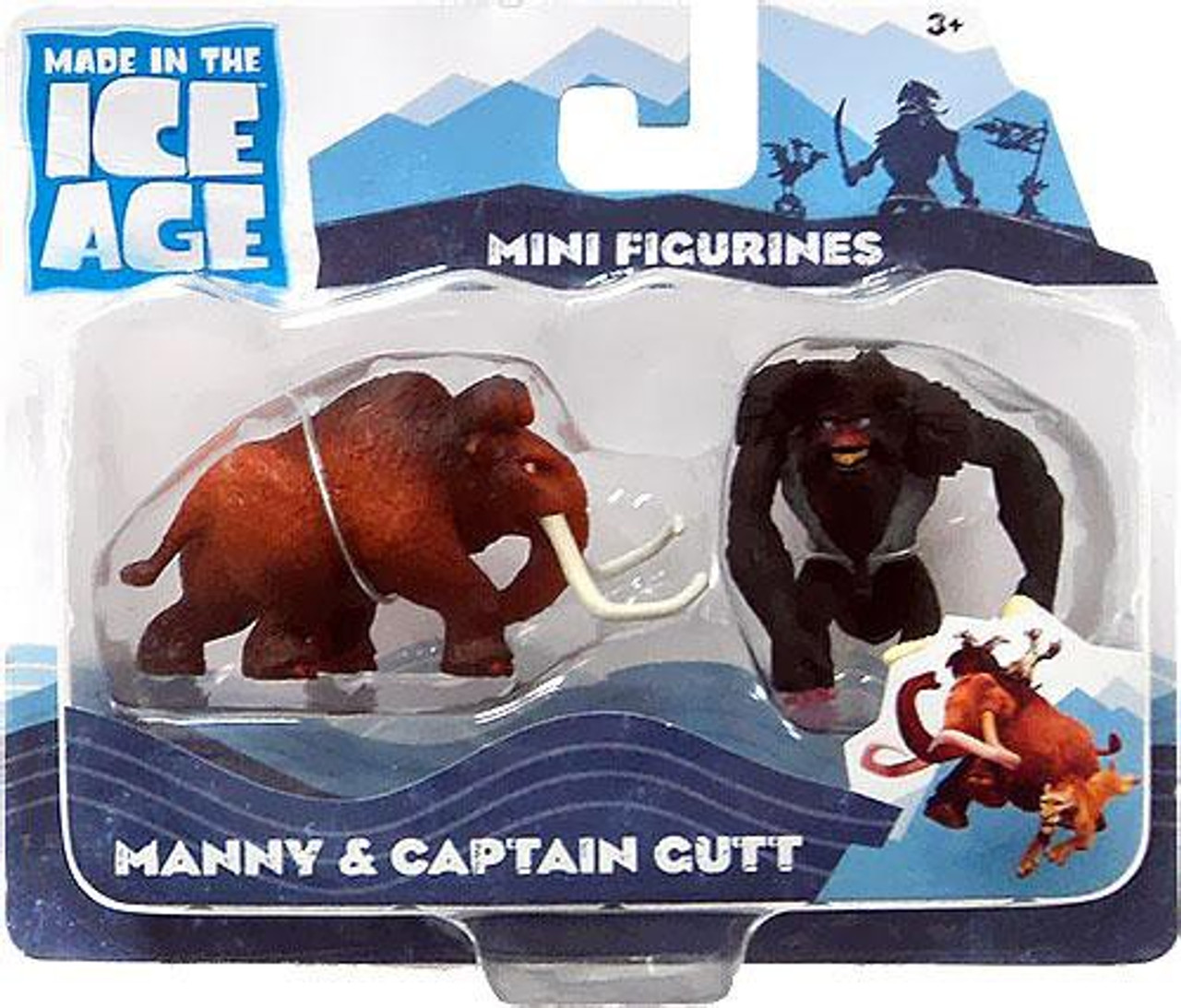 Ice Age Continental Drift Manny Captain Gutt Mini Figure 2 Pack Tpf Toys Toywiz 